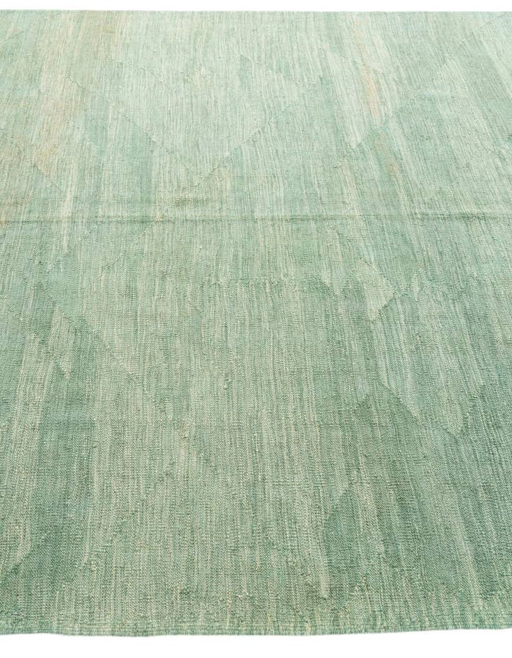 Detail image of  6' 2 x 9' 6  Hand Woven Kilim Modern Wool Rug