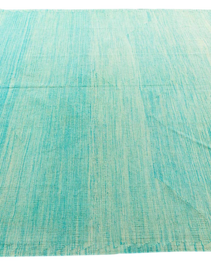 Detail image of  6' 7 x 10' 2  Hand Woven Kilim Modern Wool Rug