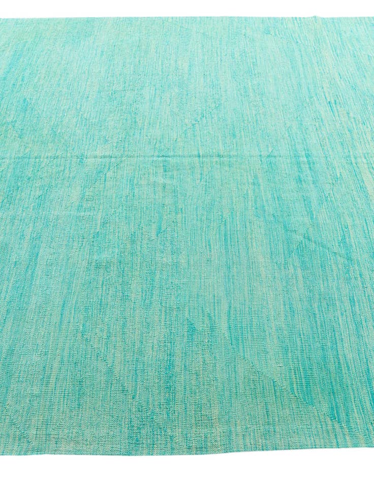 Detail image of  6' 7 x 9' 2  Hand Woven Kilim Modern Wool Rug