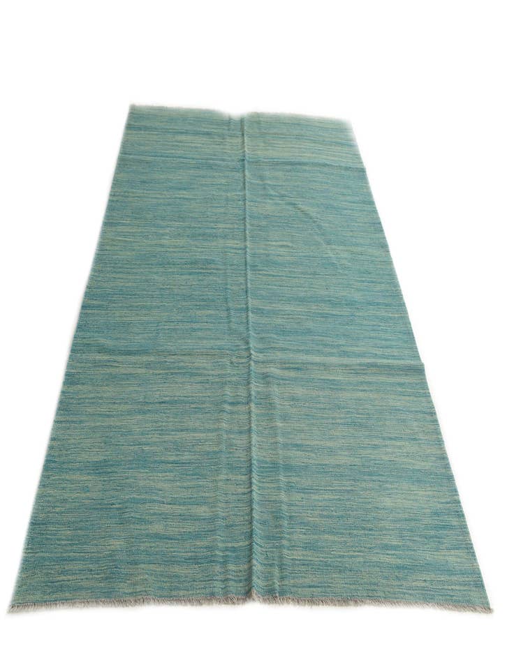 Detail image of  5' 7 x 8'  Hand Woven Kilim Modern Wool Rug