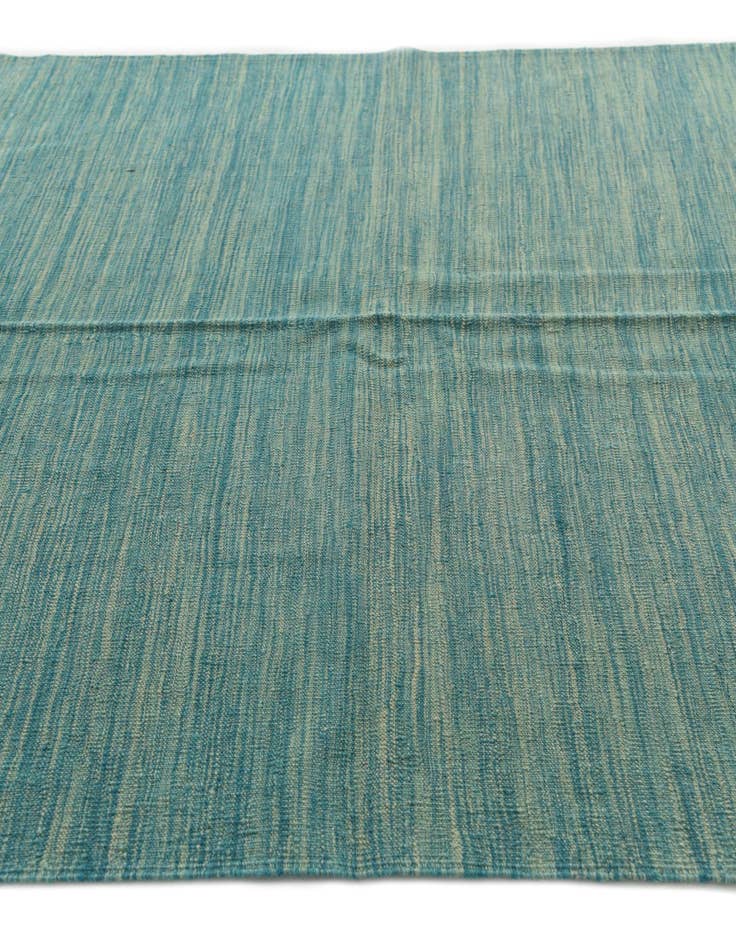 Detail image of  5' 7 x 8'  Hand Woven Kilim Modern Wool Rug