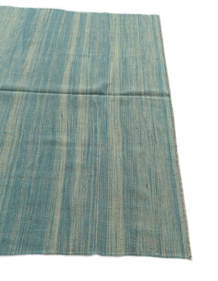 Detail image of  5' 8 x 8'  Hand Woven Kilim Modern Wool Rug