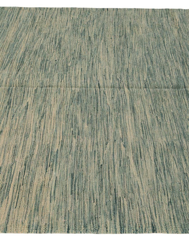 Detail image of  4' 9 x 6' 6  Hand Woven Kilim Modern Wool Rug