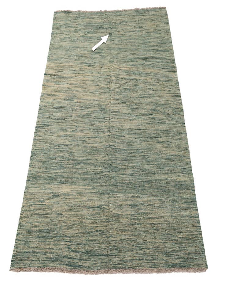 Detail image of  4' 9 x 6' 6  Hand Woven Kilim Modern Wool Rug