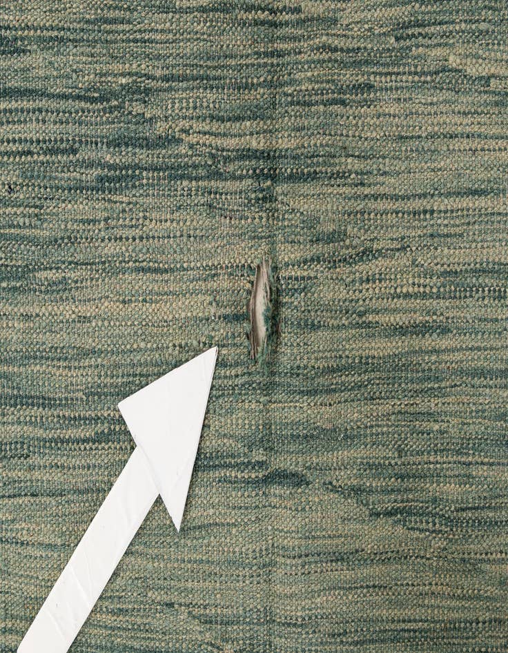 Detail image of  4' 9 x 6' 6  Hand Woven Kilim Modern Wool Rug