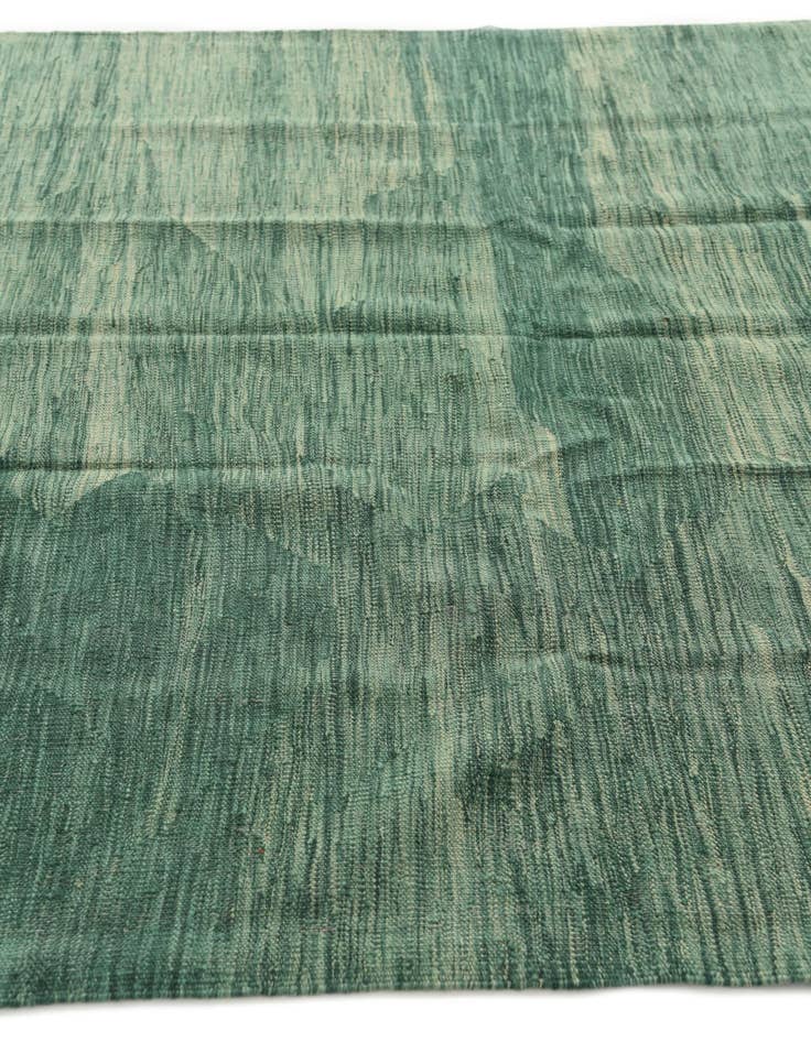 Detail image of  5' 8 x 7' 9  Hand Woven Kilim Modern Wool Rug