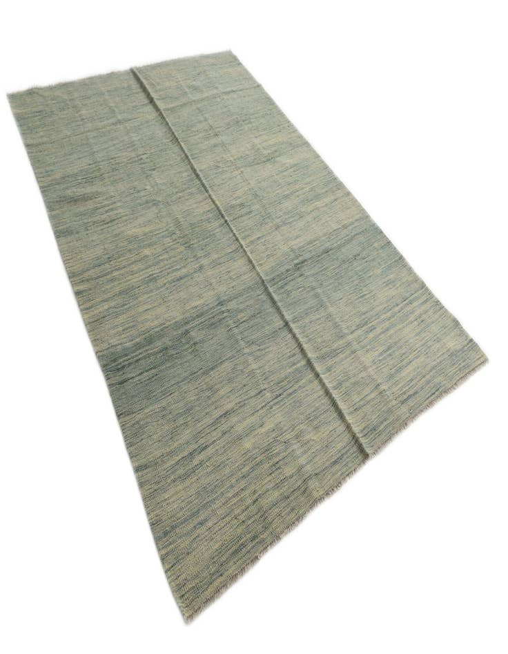 Detail image of  5' 6 x 7' 9  Hand Woven Kilim Modern Wool Rug