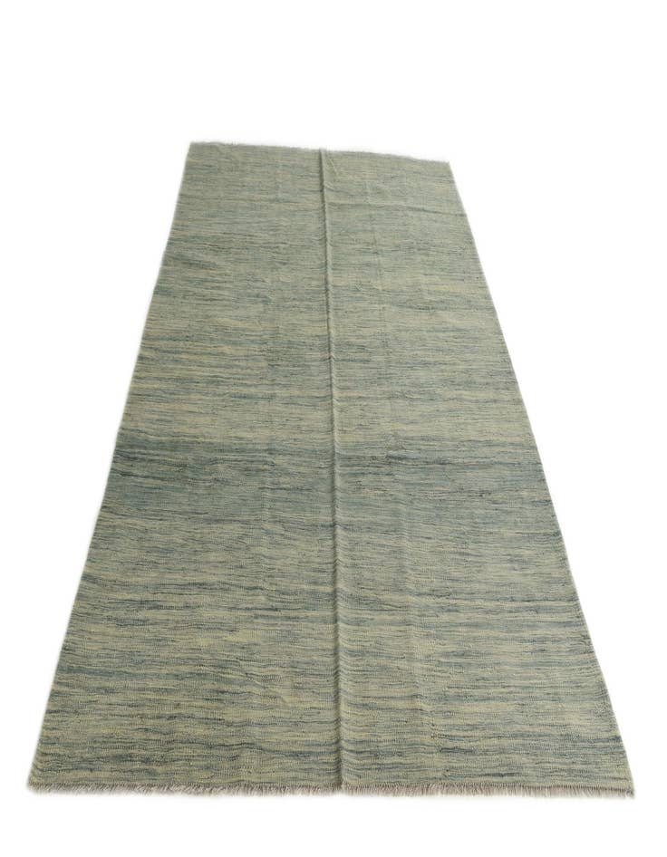 Detail image of  5' 6 x 7' 9  Hand Woven Kilim Modern Wool Rug