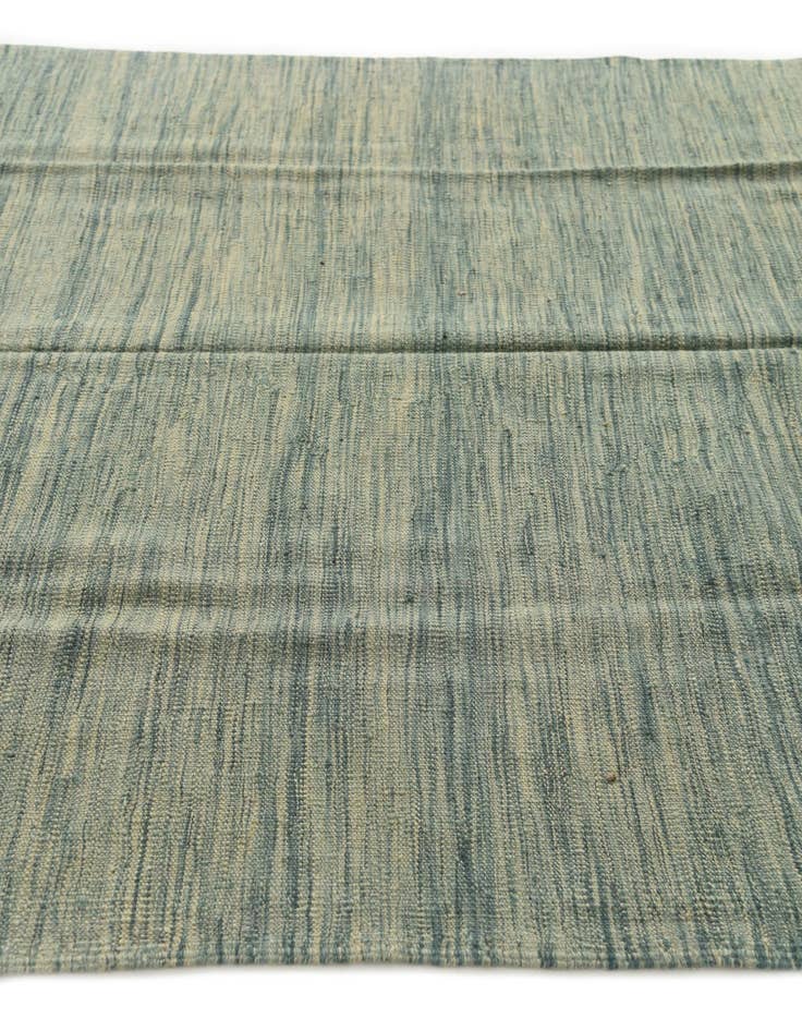 Detail image of  4' 10 x 6' 7  Hand Woven Kilim Modern Wool Rug