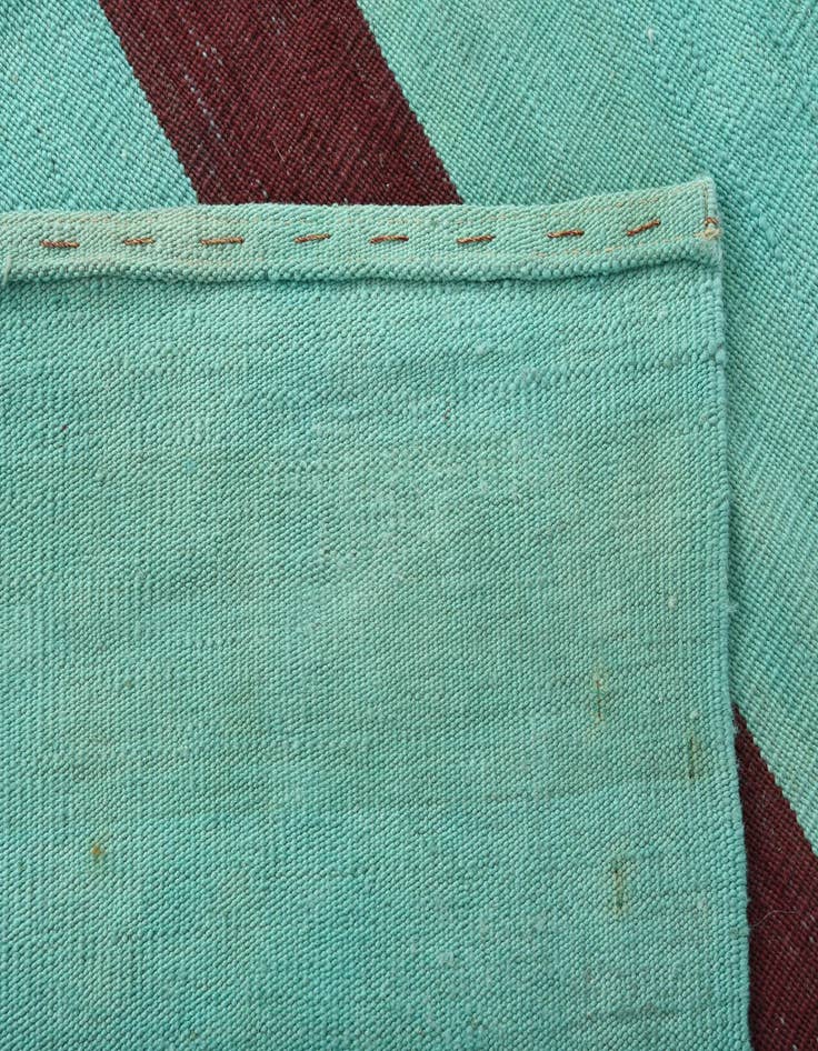 Detail image of  9' 8 x 13' 4  Hand Woven Kilim Modern Wool Rug