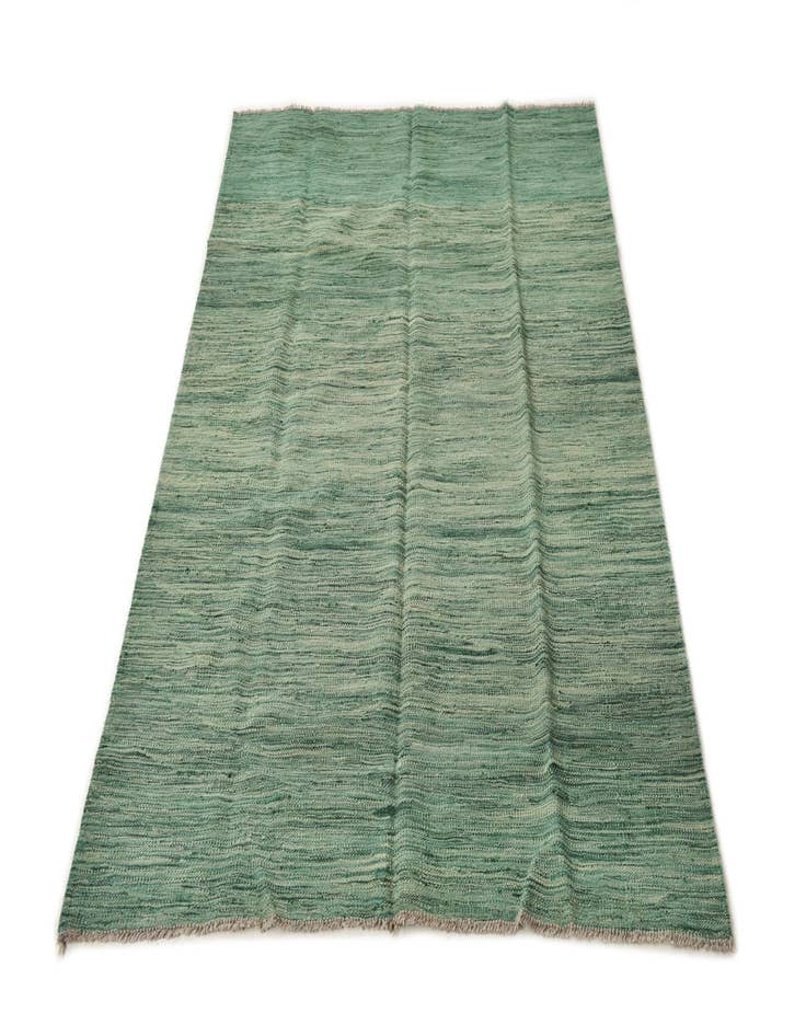 Detail image of  4' x 6'  Hand Woven Kilim Modern Wool Rug