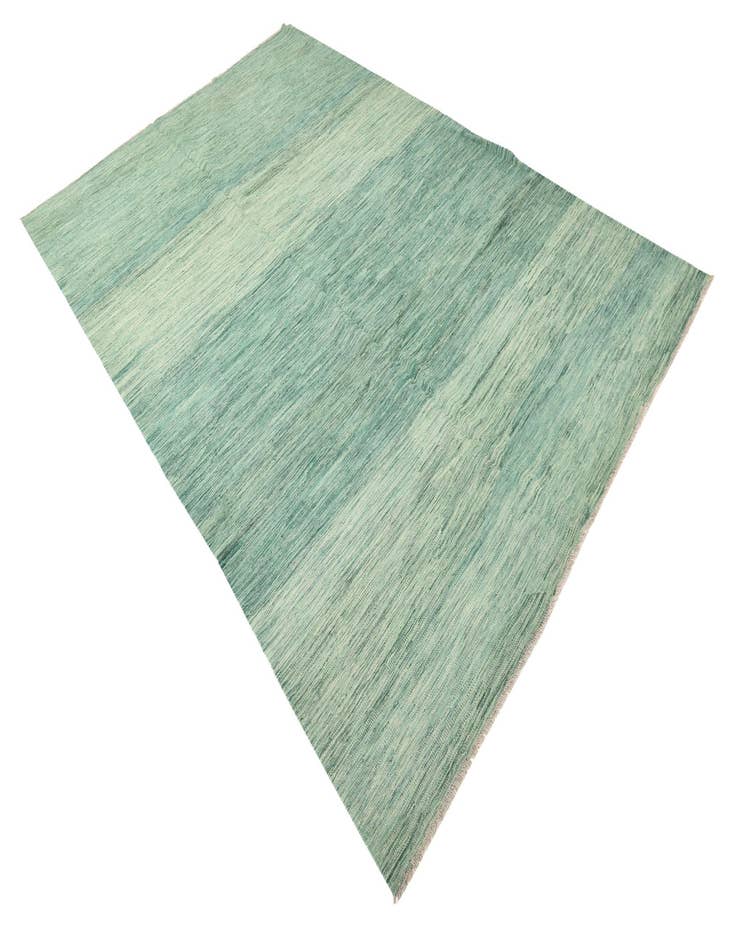 Detail image of  6' 5 x 9' 10  Hand Woven Kilim Modern Wool Rug