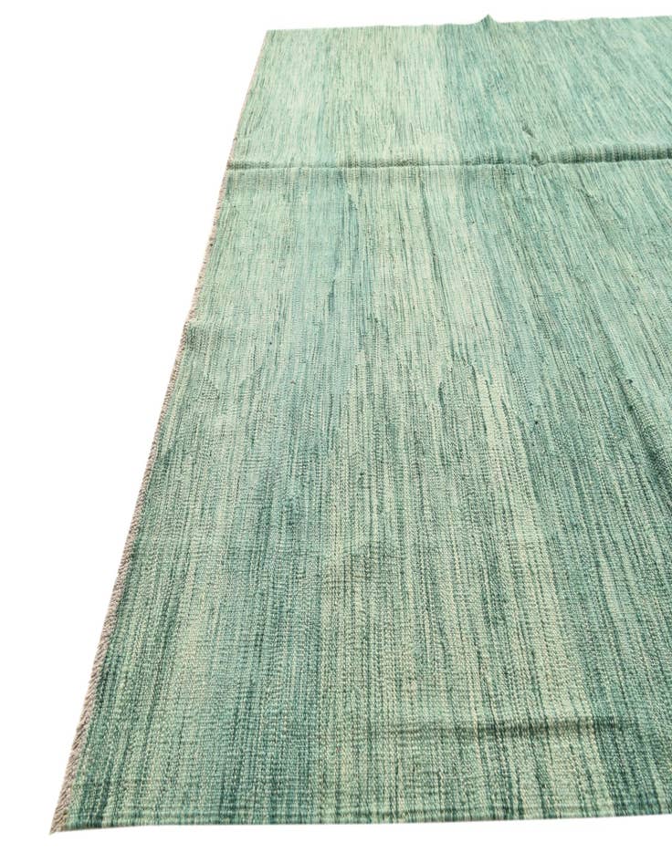 Detail image of  6' 5 x 9' 10  Hand Woven Kilim Modern Wool Rug