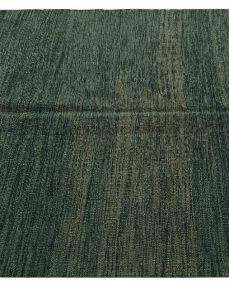 Detail image of  4' 1 x 6' 1  Hand Woven Kilim Modern Wool Rug