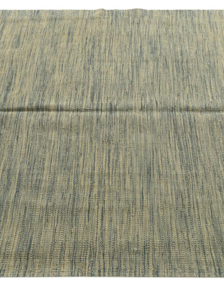 Detail image of  4' 1 x 6' 2  Hand Woven Kilim Modern Wool Rug