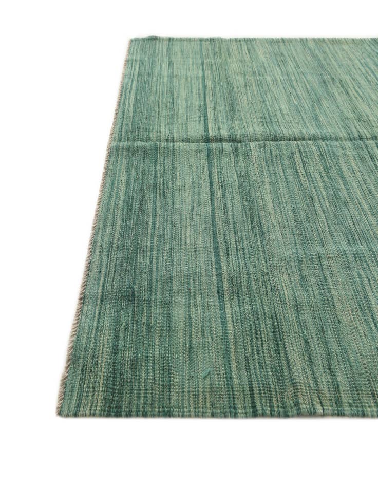 Detail image of  4' 5 x 6' 6  Hand Woven Kilim Modern Wool Rug