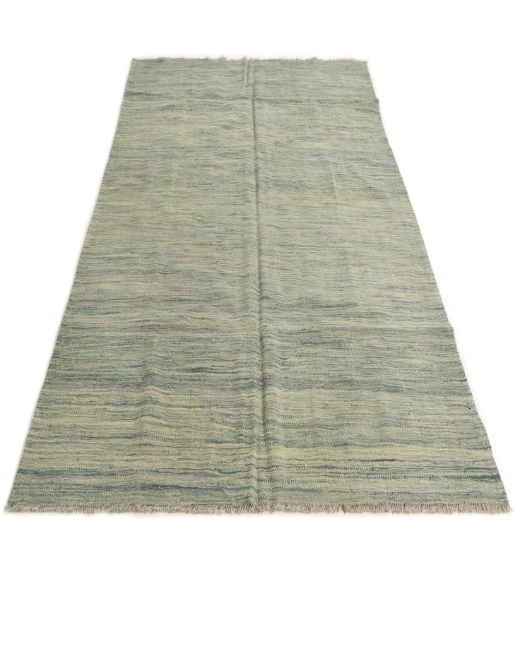 Detail image of  4' 10 x 6' 7  Hand Woven Kilim Modern Wool Rug