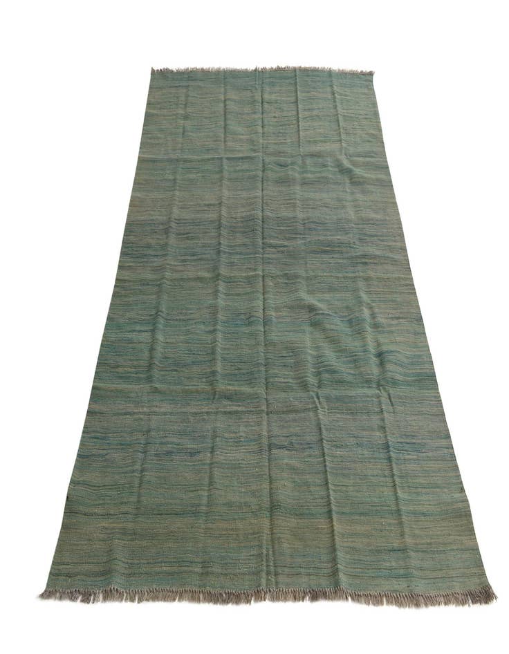 Detail image of  5' 3 x 8'  Hand Woven Kilim Modern Wool Rug