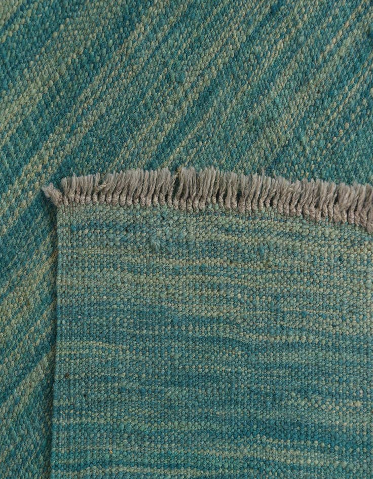Detail image of  5' 10 x 9' 2  Hand Woven Kilim Modern Wool Rug