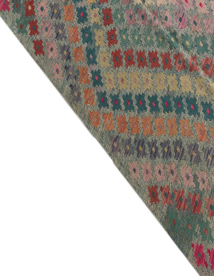 Detail image of  10' 4 x 13'  Hand Woven Kilim Modern Wool Rug