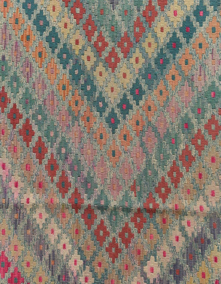 Detail image of  10' 4 x 13'  Hand Woven Kilim Modern Wool Rug