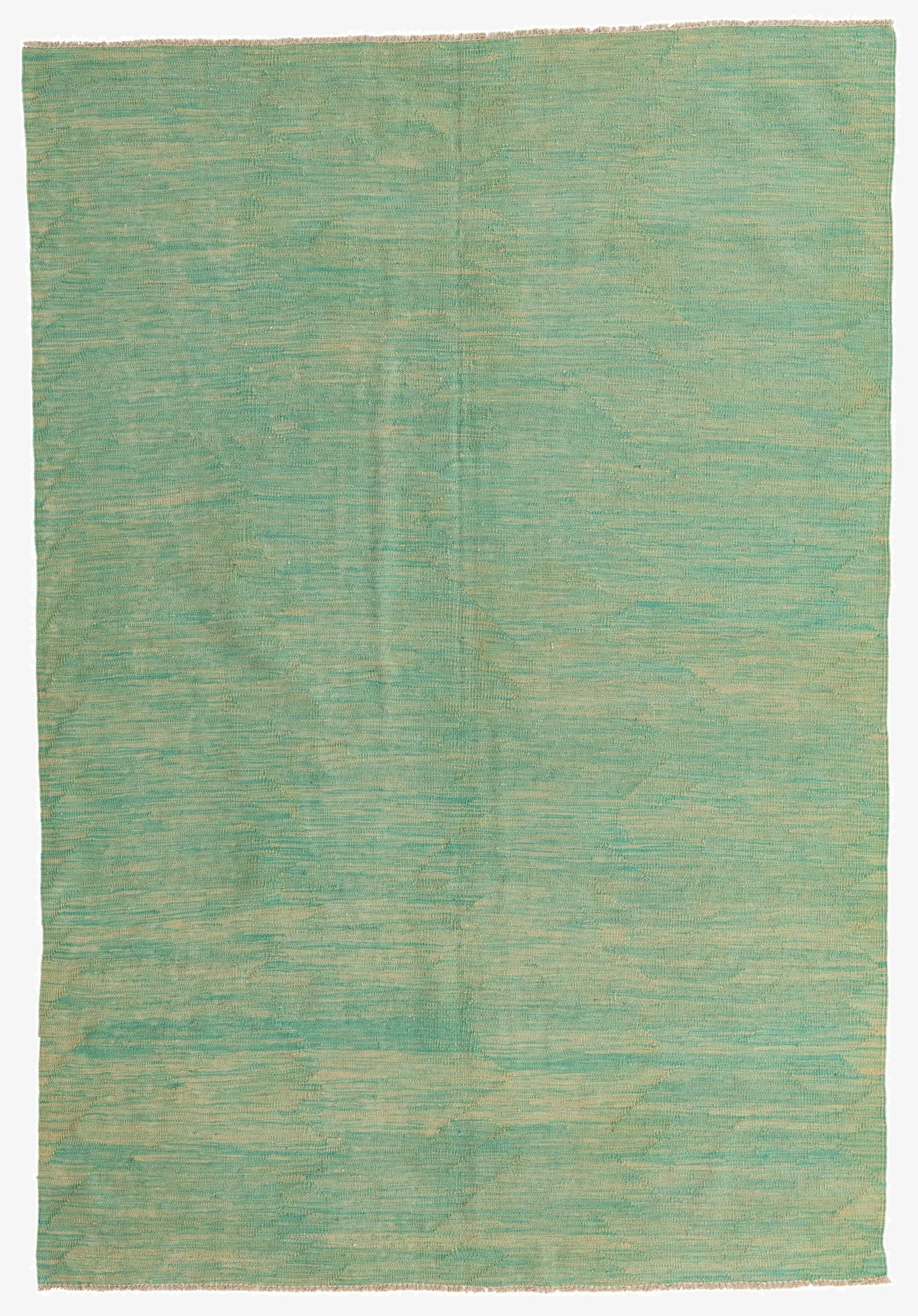  5' 8 x 8' 3  Hand Woven Kilim Modern Wool Rug