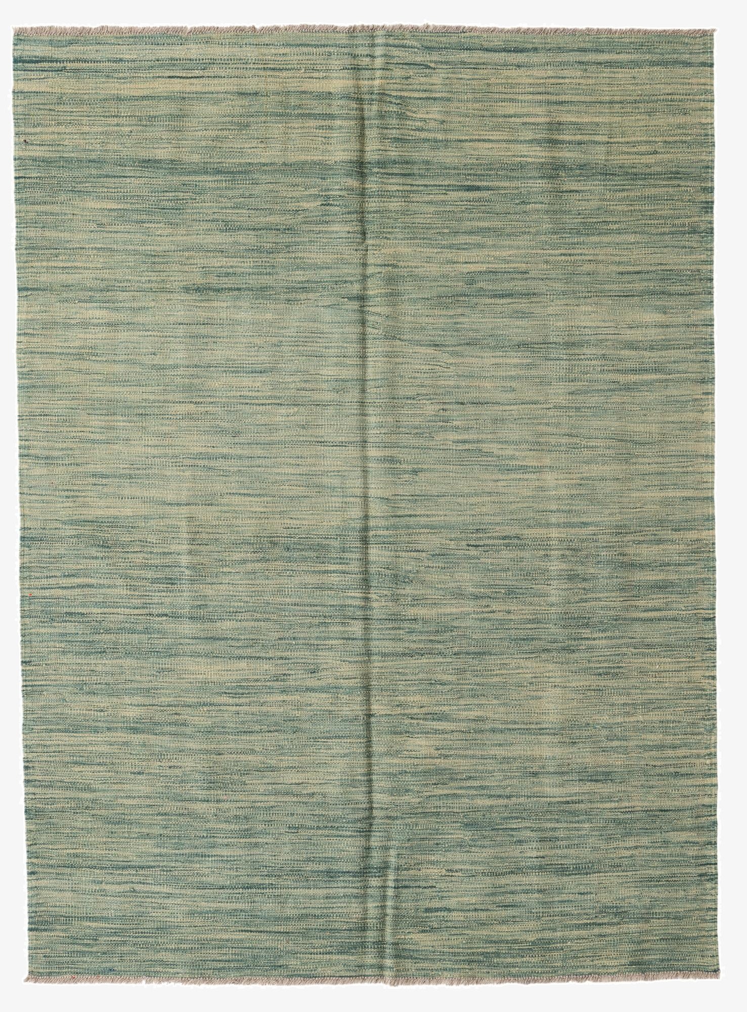  4' 10 x 6' 7  Hand Woven Kilim Modern Wool Rug