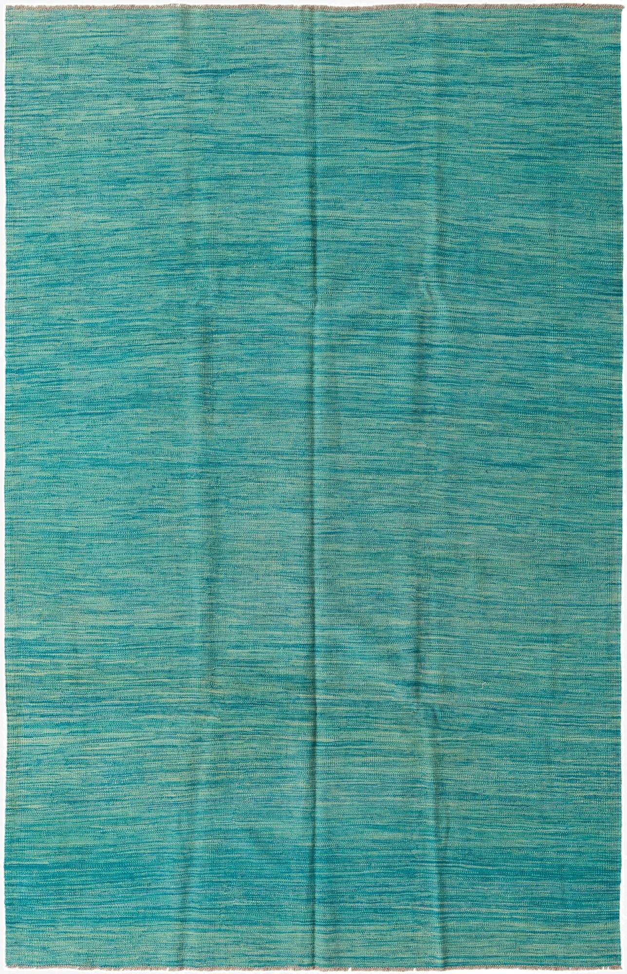  6' x 9' 10  Hand Woven Kilim Modern Wool Rug