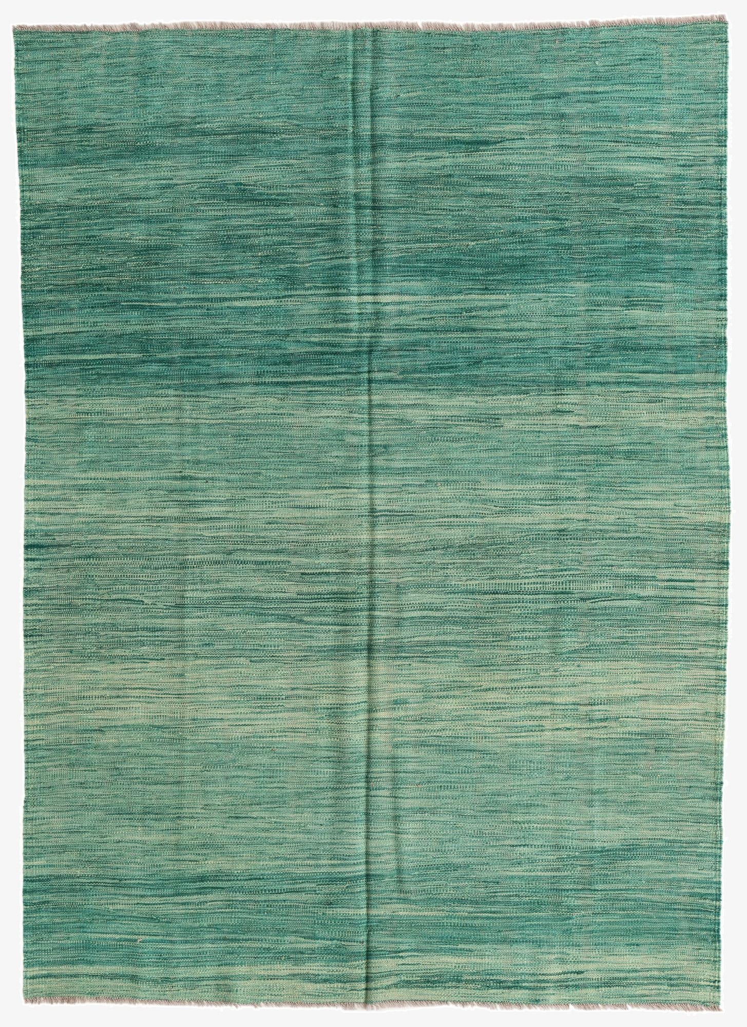  4' 9 x 6' 7  Hand Woven Kilim Modern Wool Rug