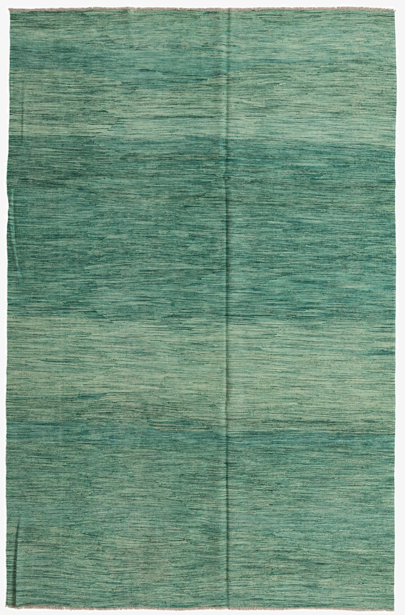  6' 5 x 9' 10  Hand Woven Kilim Modern Wool Rug