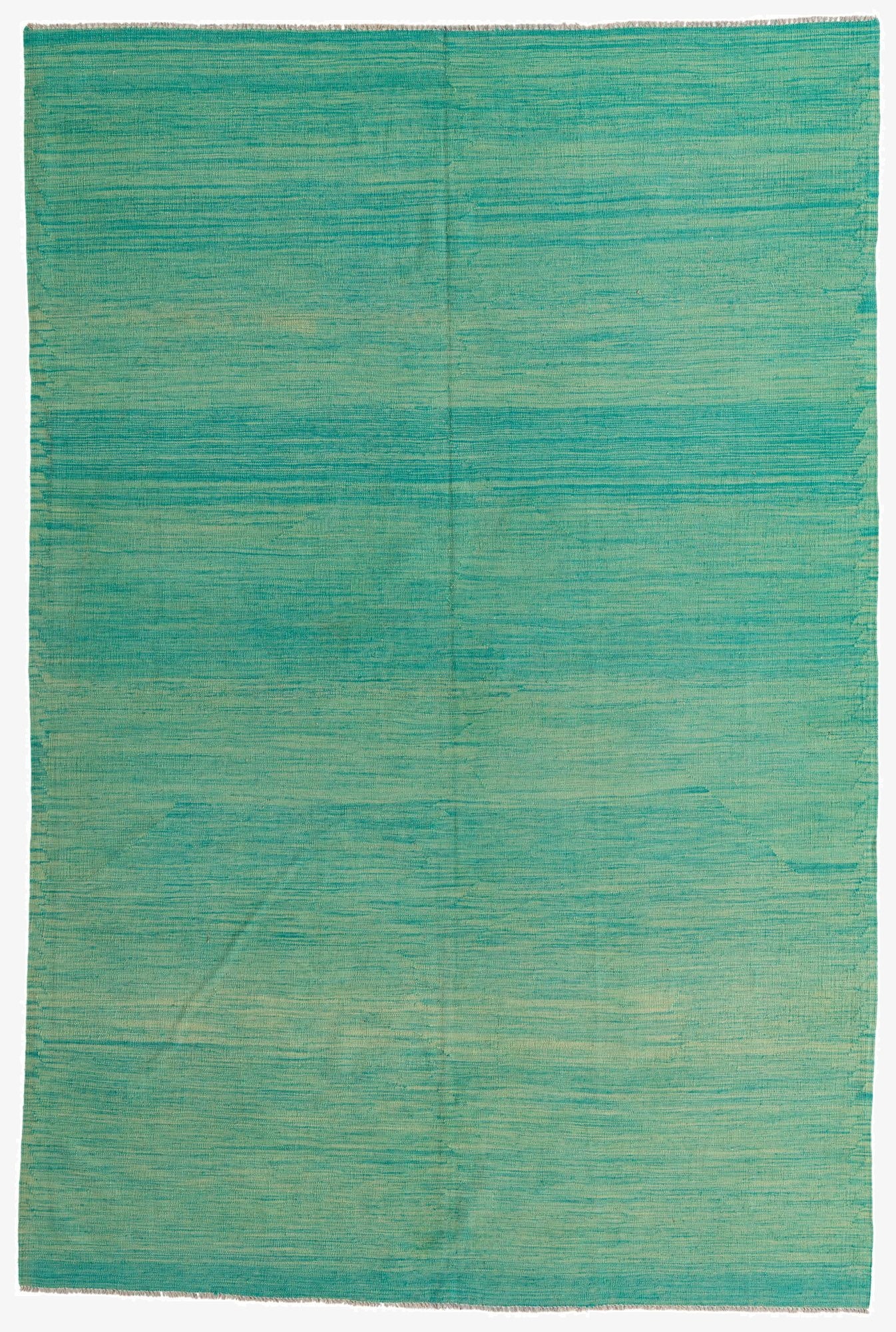  6' 7 x 10' 2  Hand Woven Kilim Modern Wool Rug