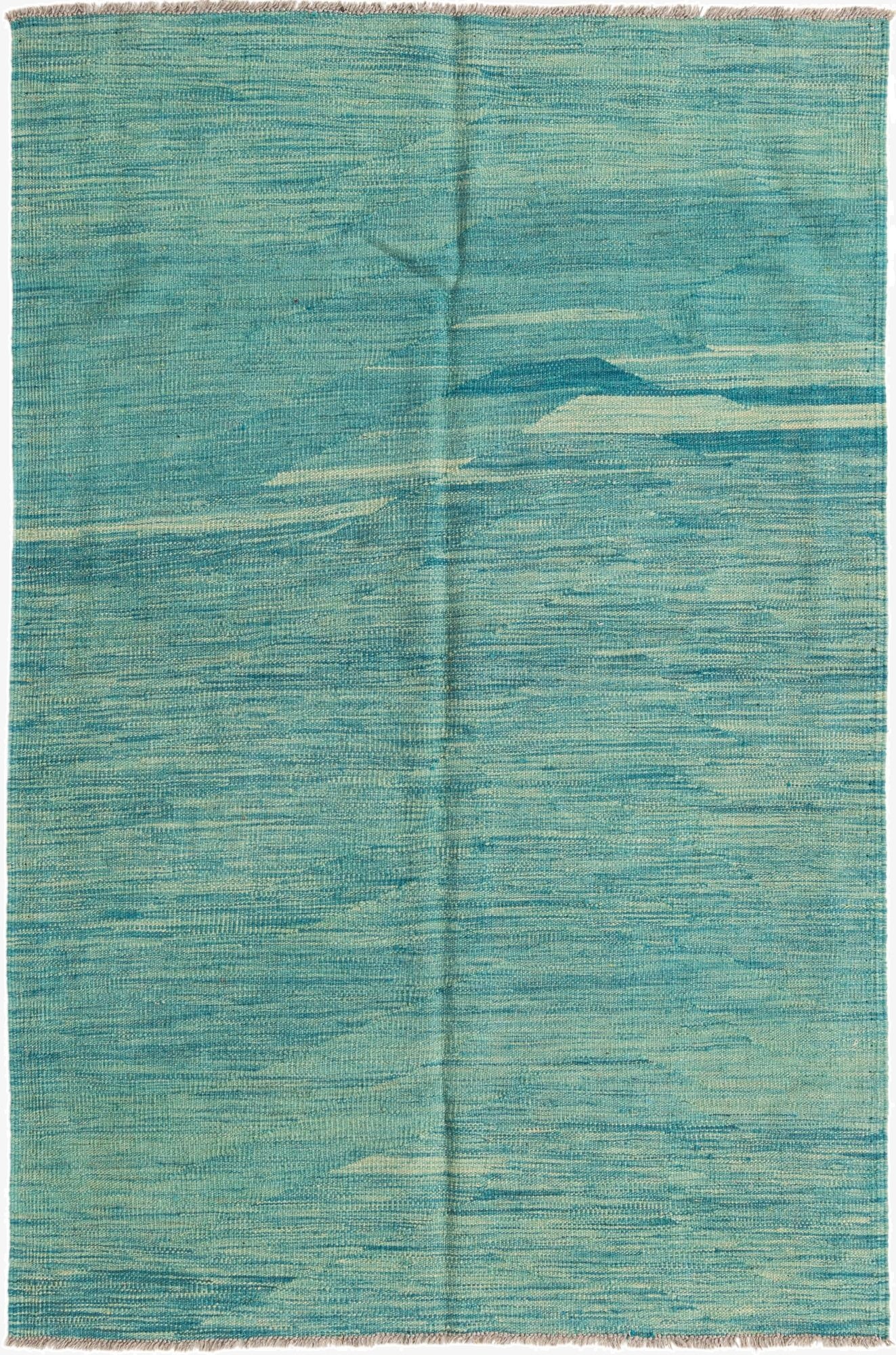  4' x 6'  Hand Woven Kilim Modern Wool Rug