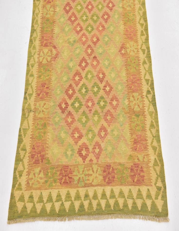 Detail image of  3' x 5' 2  Hand Woven Kilim Waziri Wool Rug