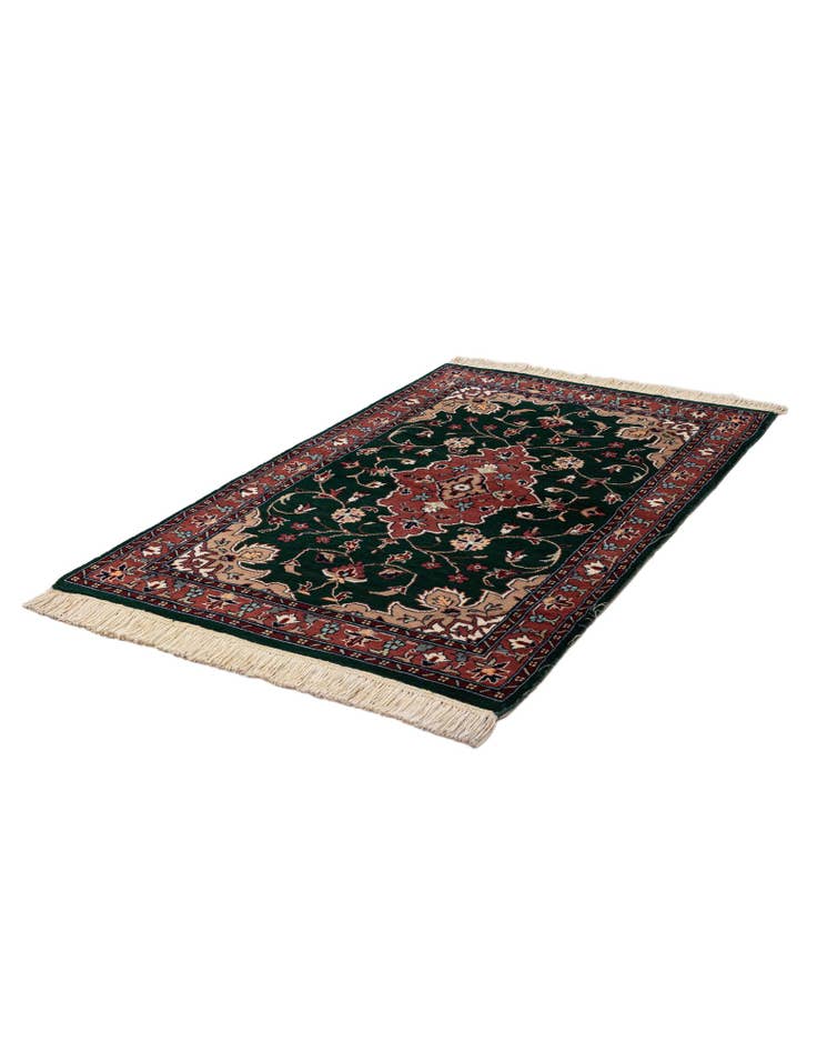 Detail image of  3' 2 x 5' 3  Hand Knotted Lahour Wool Rug