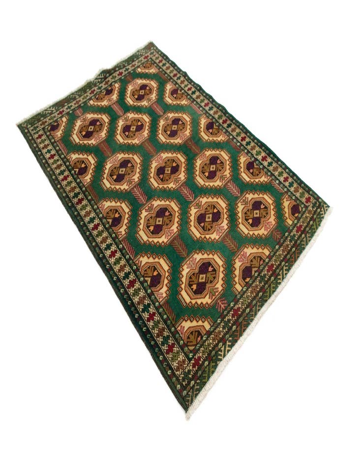 Detail image of  4' 4 x 6' 1  Hand Knotted Lambaran Persian Wool Rug