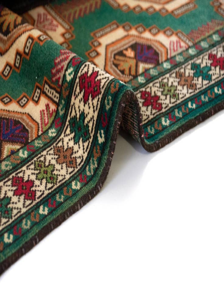 Detail image of  4' 4 x 6' 1  Hand Knotted Lambaran Persian Wool Rug