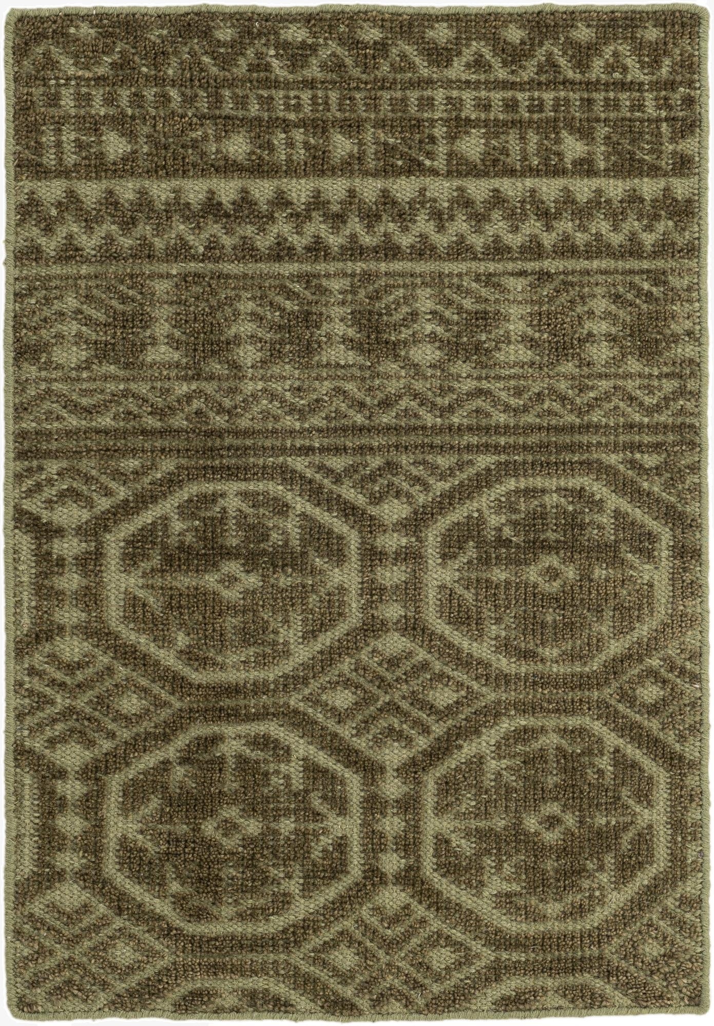  2' 1 x 3' 1  Hand Knotted Lana New Zealand Wool Rug