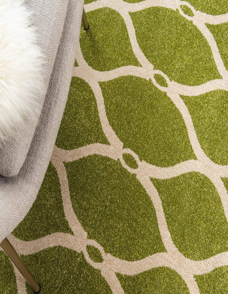 Detail image of  5' x 8' Lattice Rug