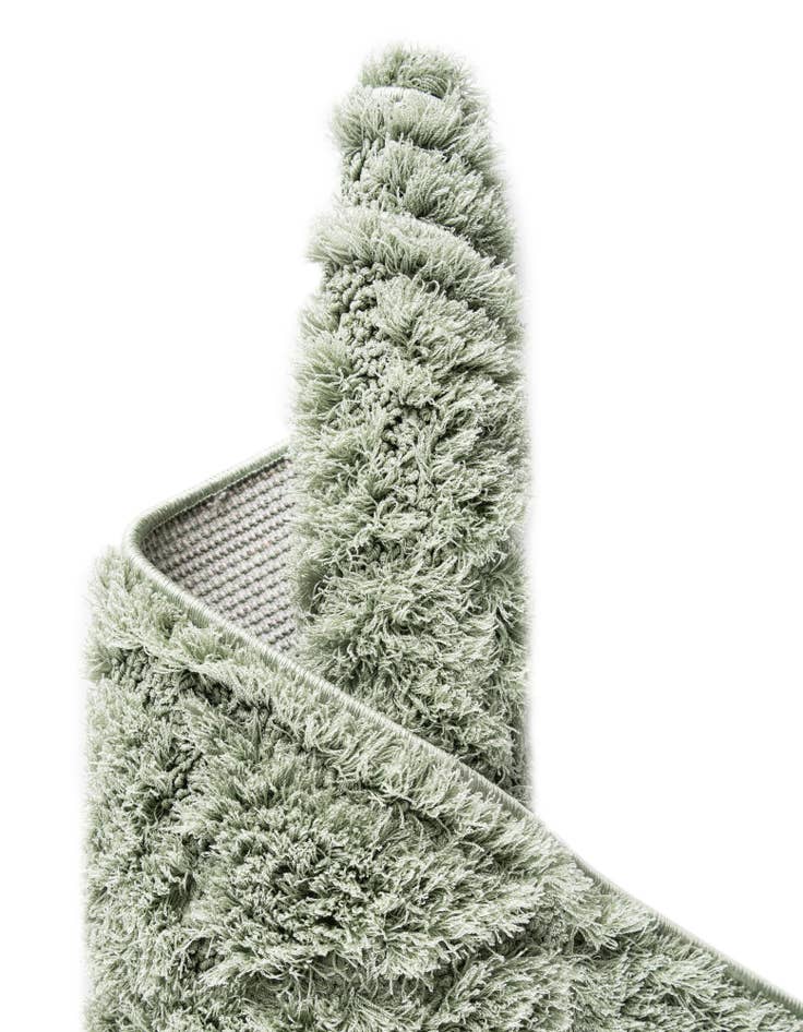 Detail image of  8' x 10' Lattice Shag Rug