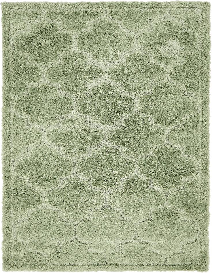 Detail image of  4' x 6' Lattice Shag Rug