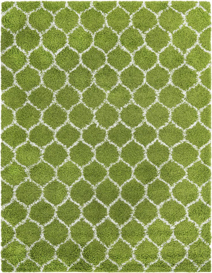 Detail image of  7' 10 x 10' Lattice Shag Rug