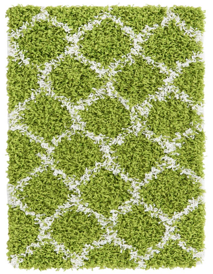 Detail image of  2' x 3' Lattice Shag Rug