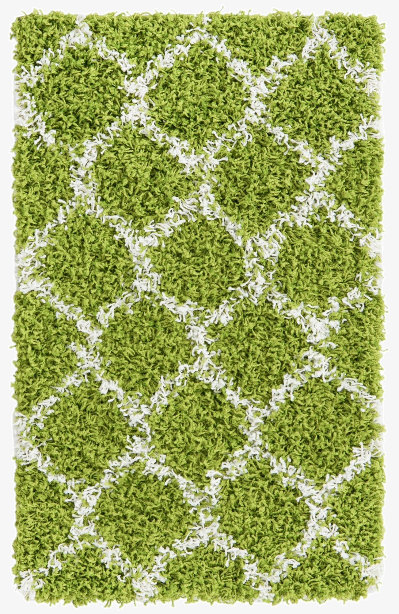  2' x 3' Lattice Shag Rug