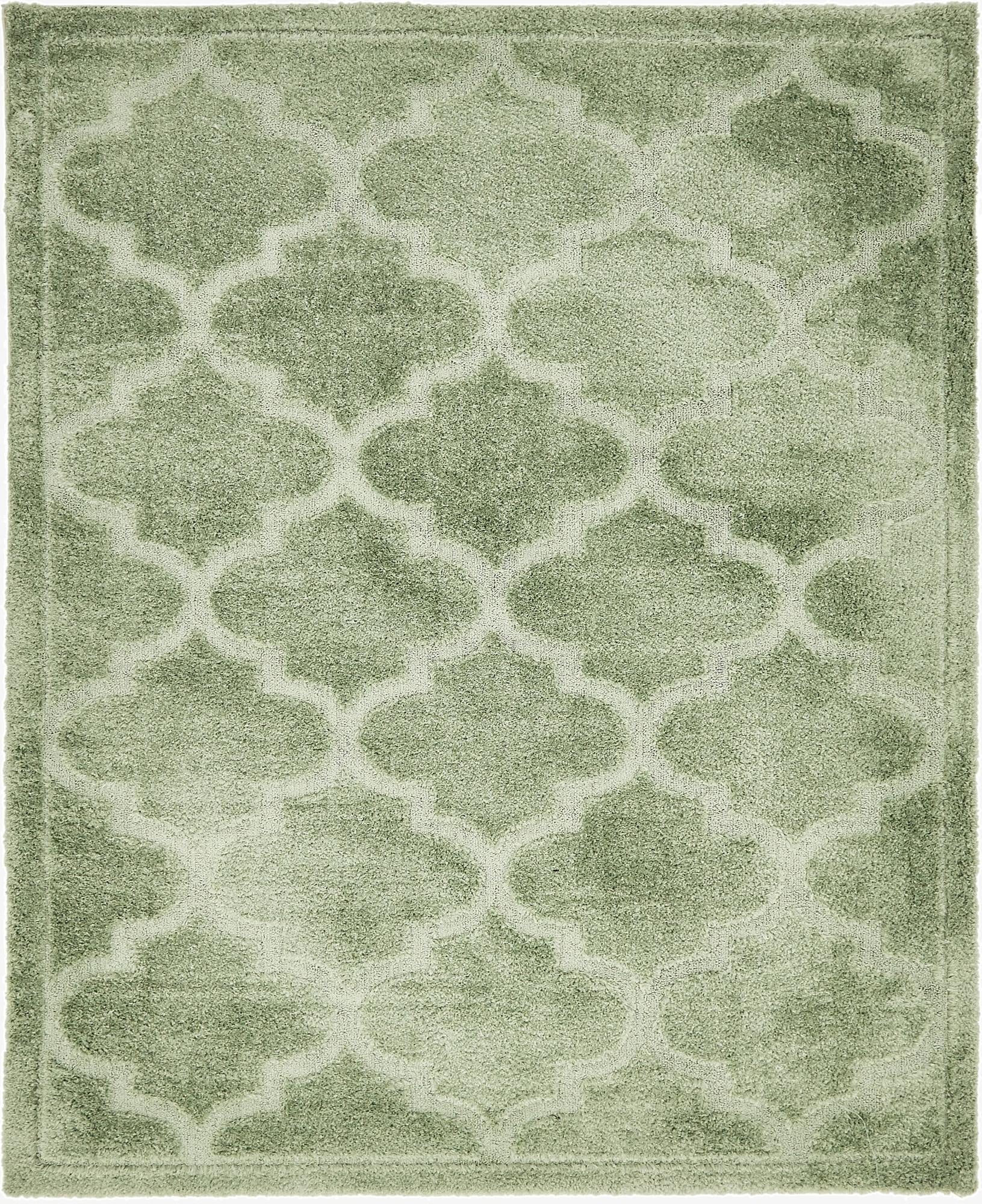  8' x 10' Lattice Shag Rug