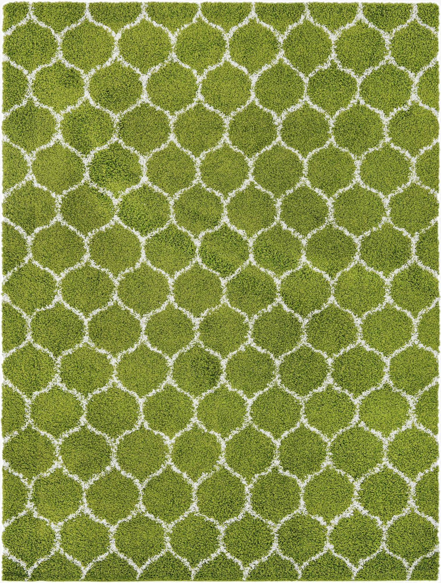  9' x 12' Lattice Shag Rug