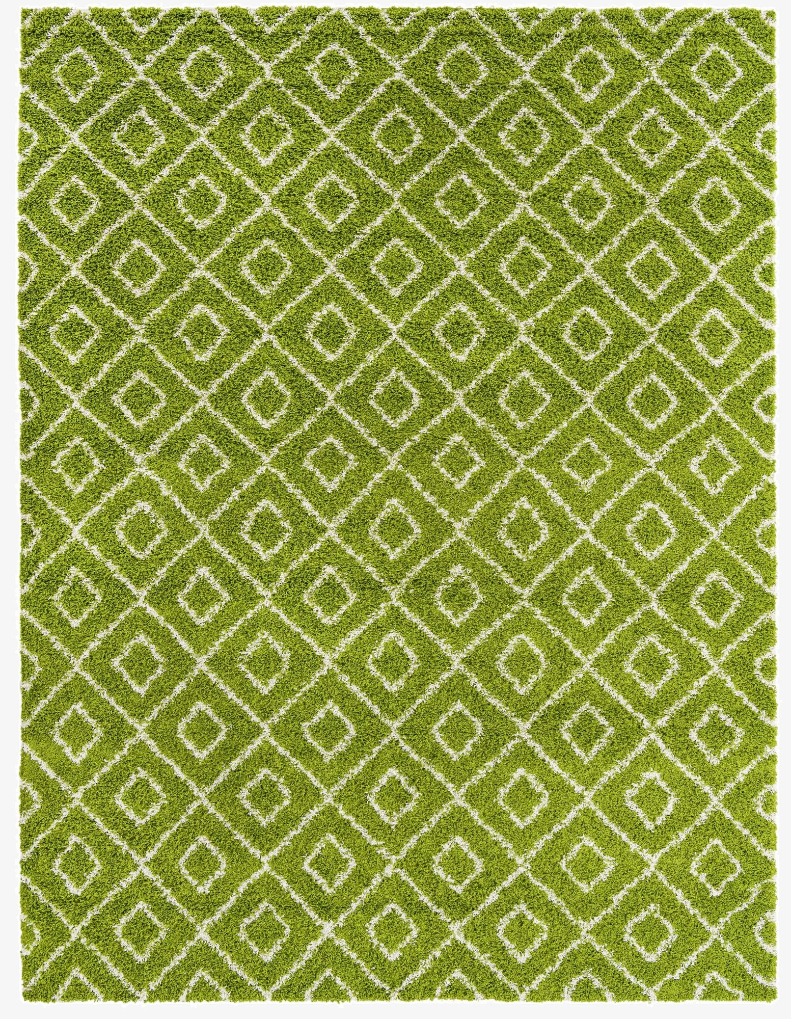  10' 8 x 14' Lattice Shag Rug