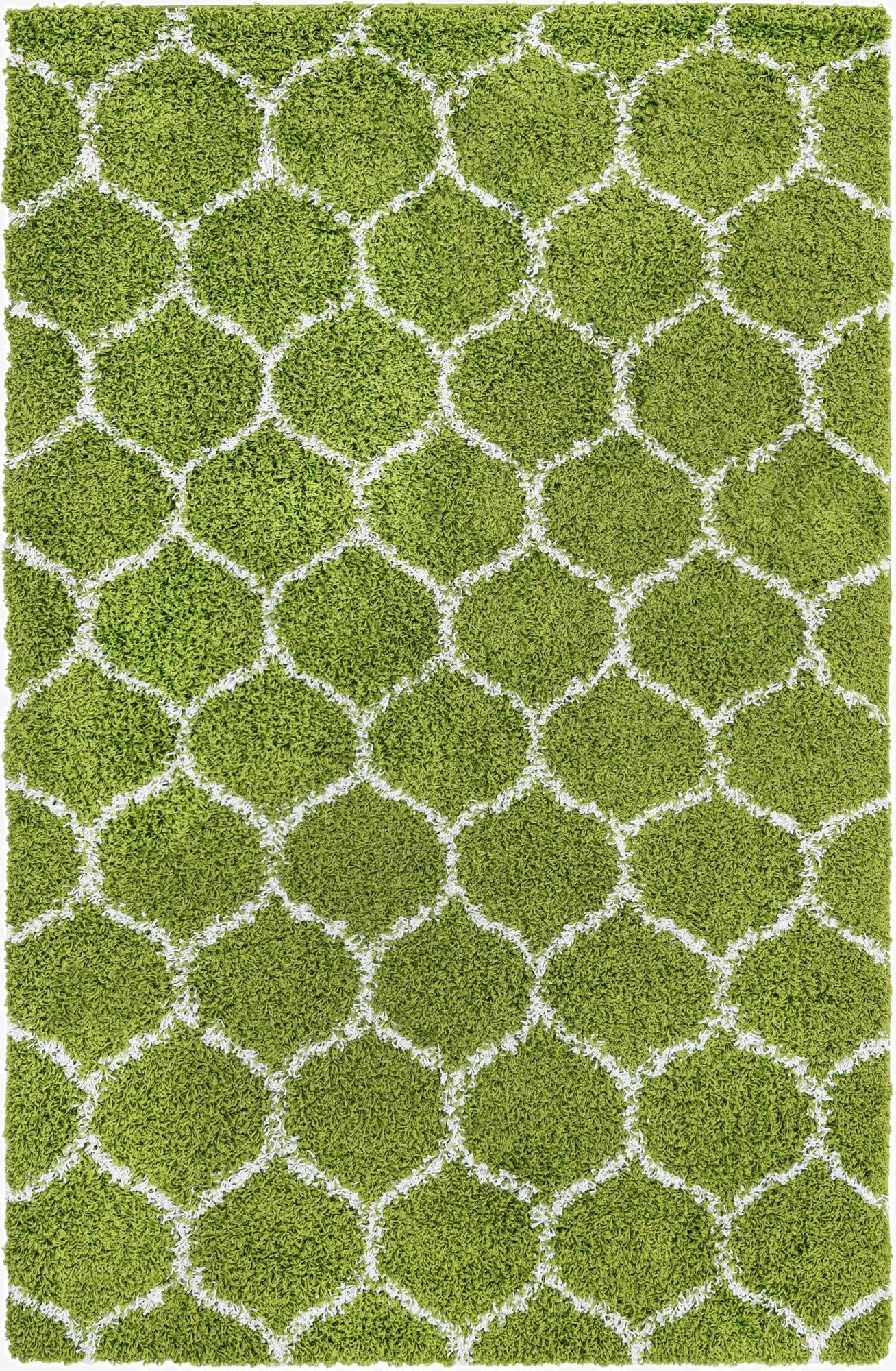  5' 3 x 8' Lattice Shag Rug