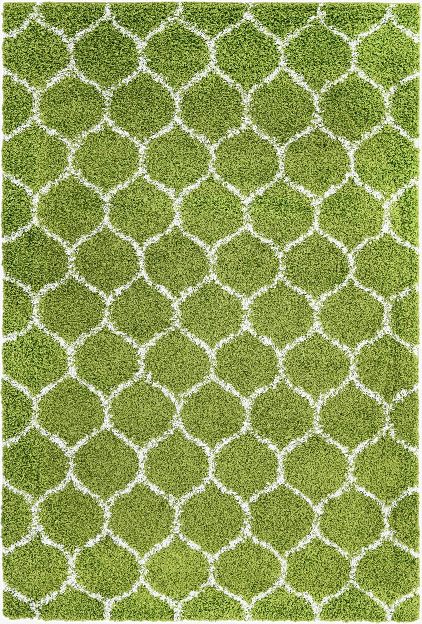  6' x 9' Lattice Shag Rug