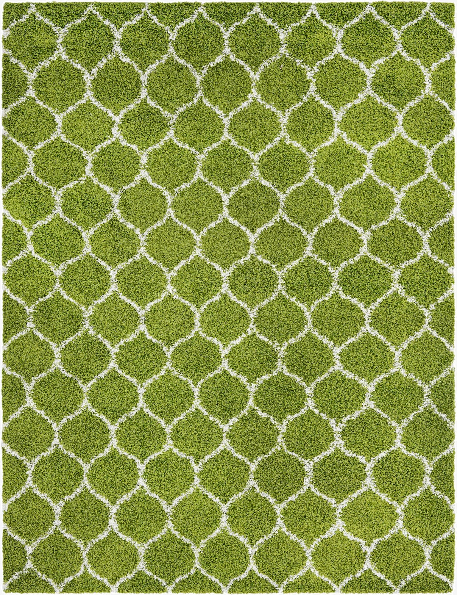  10' x 13' Lattice Shag Rug
