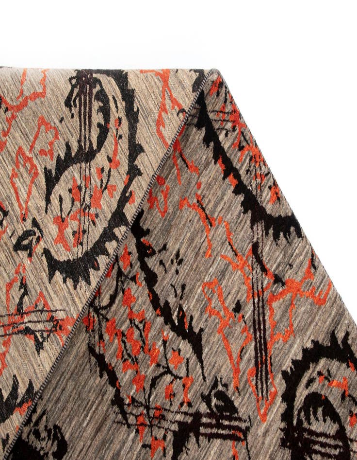 Detail image of  6' 11 x 9' 9 Luribaft Wool Rug